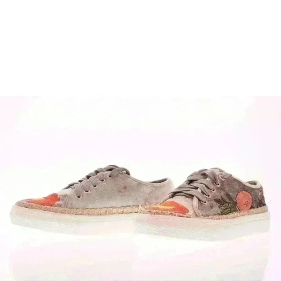 Truffle Collection by Nasty Gal Women's Ground Yourself Velvet Sneaker Shoes - Picture 5 of 7